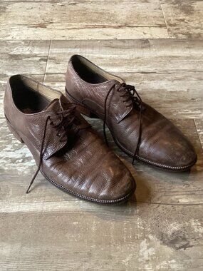 BULL BOXER Leather Shoes Handmade Portugal Men’s 9.5M